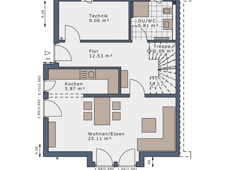 Doppelhaushälfte zum Kauf provisionsfrei 690.000 € 5 Zimmer 125 m² 350 m² Grundstück Ingelheim am Rhein 55263