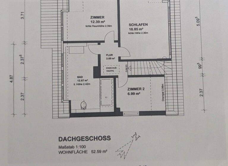Einfamilienhaus zum Kauf provisionsfrei 349.000 € 5 Zimmer 122 m² 826 m² Grundstück Burg-Grambke Bremen 28719