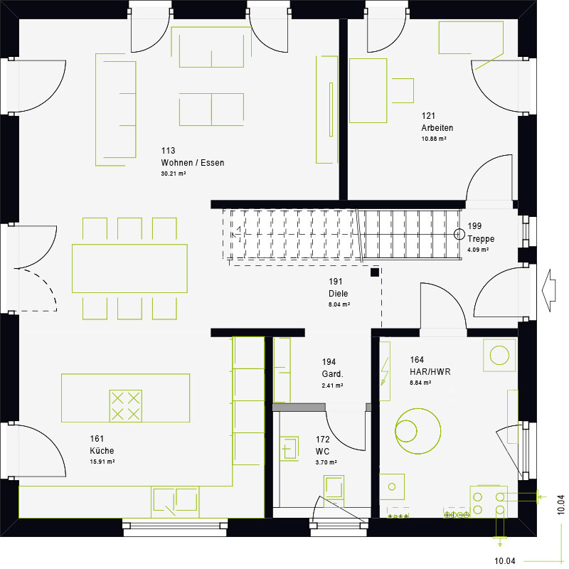 Einfamilienhaus zum Kauf provisionsfrei 345.049 € 4 Zimmer 137 m²<br/>Wohnfläche 1.100 m²<br/>Grundstück Gardelegen Gardelegen 39638