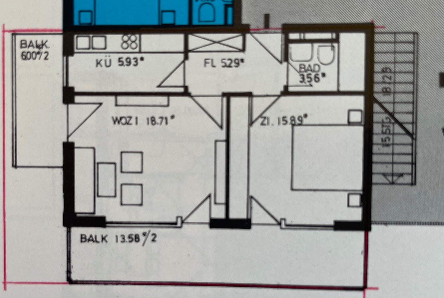 Studio zur Miete 1.160 € 2 Zimmer 59,2 m²<br/>Wohnfläche 4.<br/>Geschoss ab sofort<br/>Verfügbarkeit Atterseestraße Am Westbad München 81241