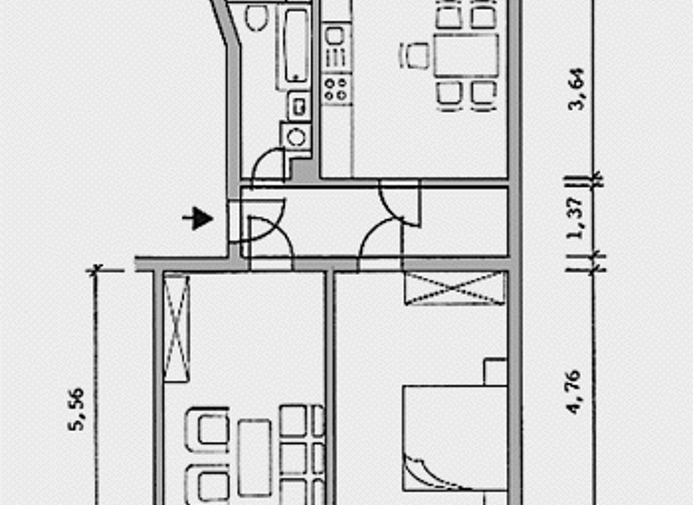 Wohnung zur Miete 448 € 2 Zimmer 57,5 m² EG frei ab 16.03.2026 Kleinzschachwitzer Straße 29 Leuben Dresden 01257