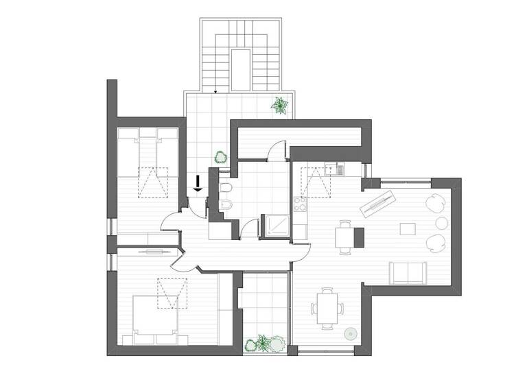 Wohnung zum Kauf 570.000 € 3 Zimmer 72 m² 2. Geschoss Via Panoramica 38 Malcesine 37018