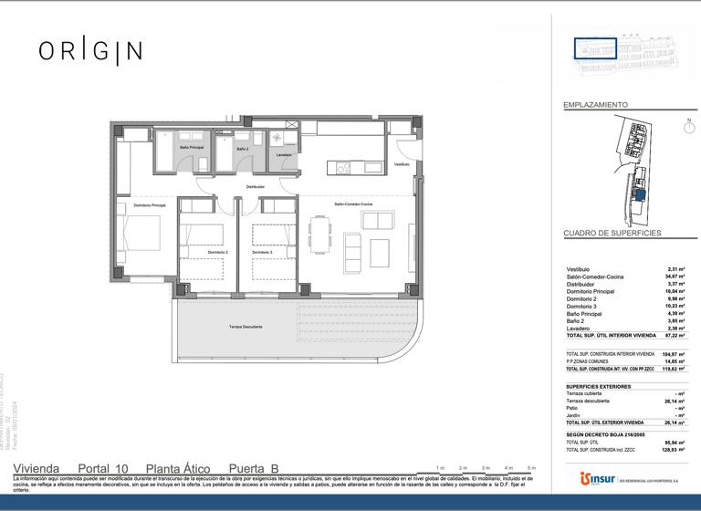 Penthouse zum Kauf provisionsfrei 545.000 € 3 Zimmer 105 m² Arrabal Lomas Marbella 1 Marbella 29602