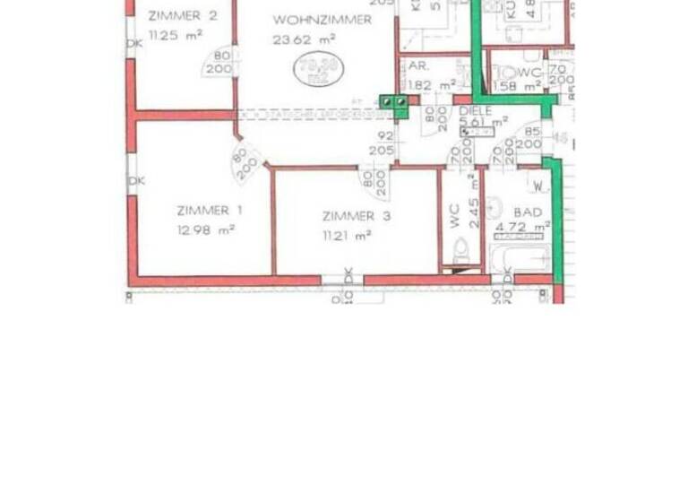 Wohnung zur Miete 665 € 4 Zimmer 79,4 m² Kirchbichl Nöchling 3691