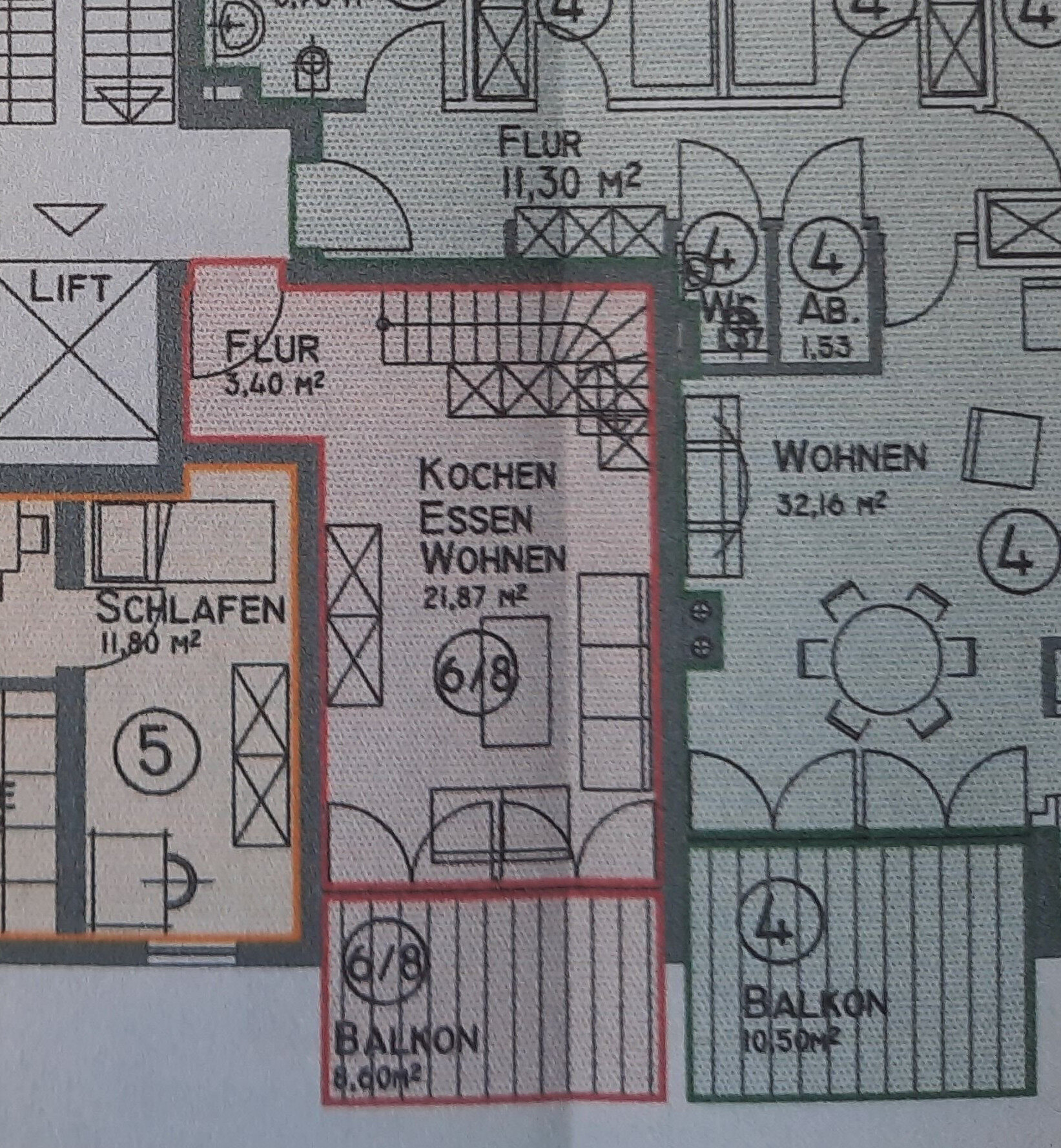 Wohnung zum Kauf 195.000 € 2 Zimmer 60 m²<br/>Wohnfläche 1.<br/>Geschoss Ekkehard - Realschule 2 Singen (Hohentwiel) 78224