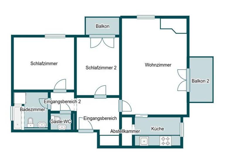 Wohnung zum Kauf 249.000 € 3 Zimmer 85,2 m² 1. Geschoss Watzenborn-Steinberg Pohlheim 35415
