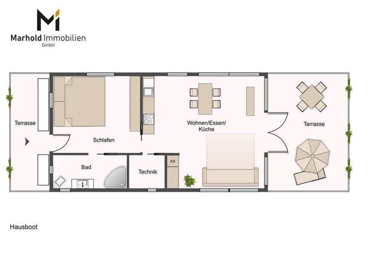 Studio zum Kauf 189.000 € 1 Zimmer 28,5 m² frei ab sofort Jabel Jabel b Waren 17194