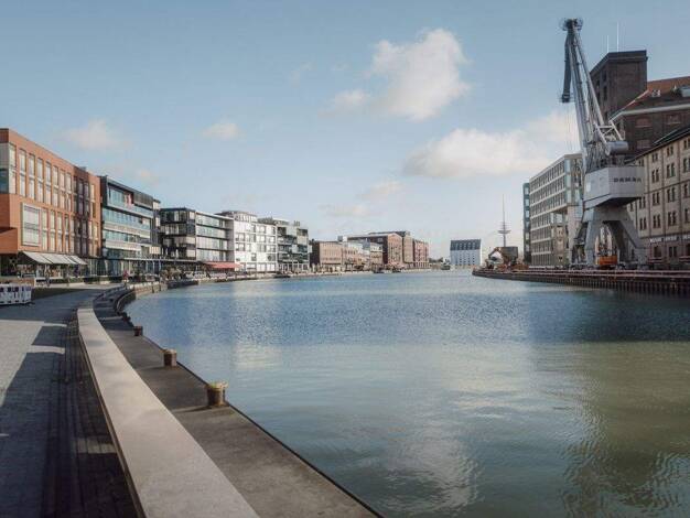Bürofläche zur Miete - Erstbezug 486,6 m² Bürofläche Hafen Münster 48155