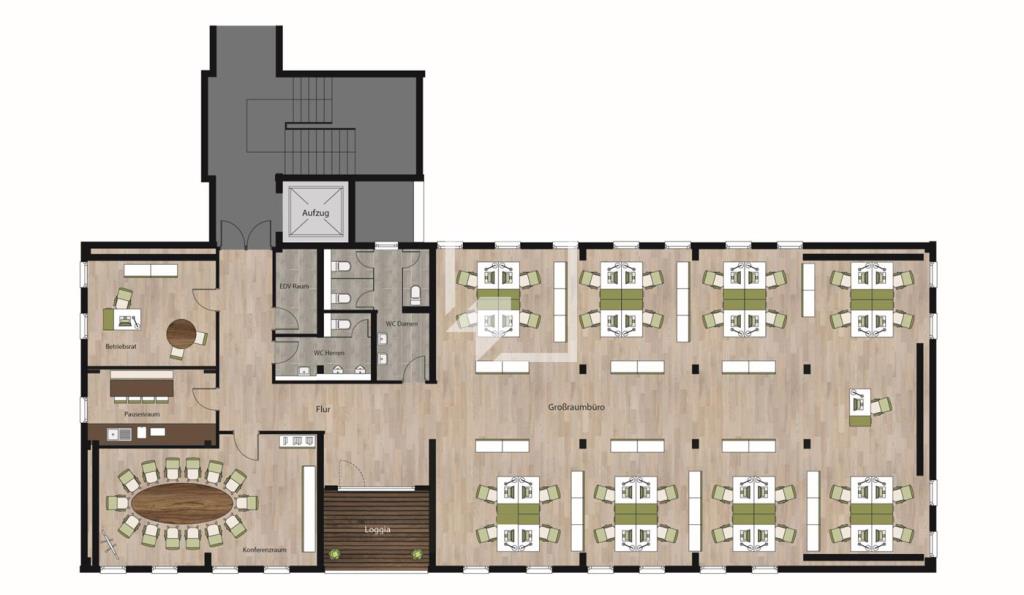 Bürogebäude zur Miete provisionsfrei 14,50 € 343,7 m²<br/>Bürofläche Hohe Marter Nürnberg 90441