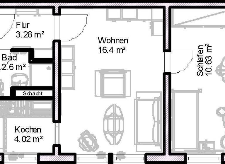 Wohnung zur Miete 295 € 2 Zimmer 36,9 m² 3. Geschoss frei ab 01.03.2026 Schmidtstraße 10 Neue Neustadt Magdeburg 39124