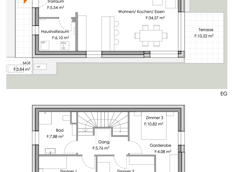 Einfamilienhaus zur Miete - Erstbezug 4 Zimmer 99,2 m² 293,6 m² Grundstück Altenburg 3591