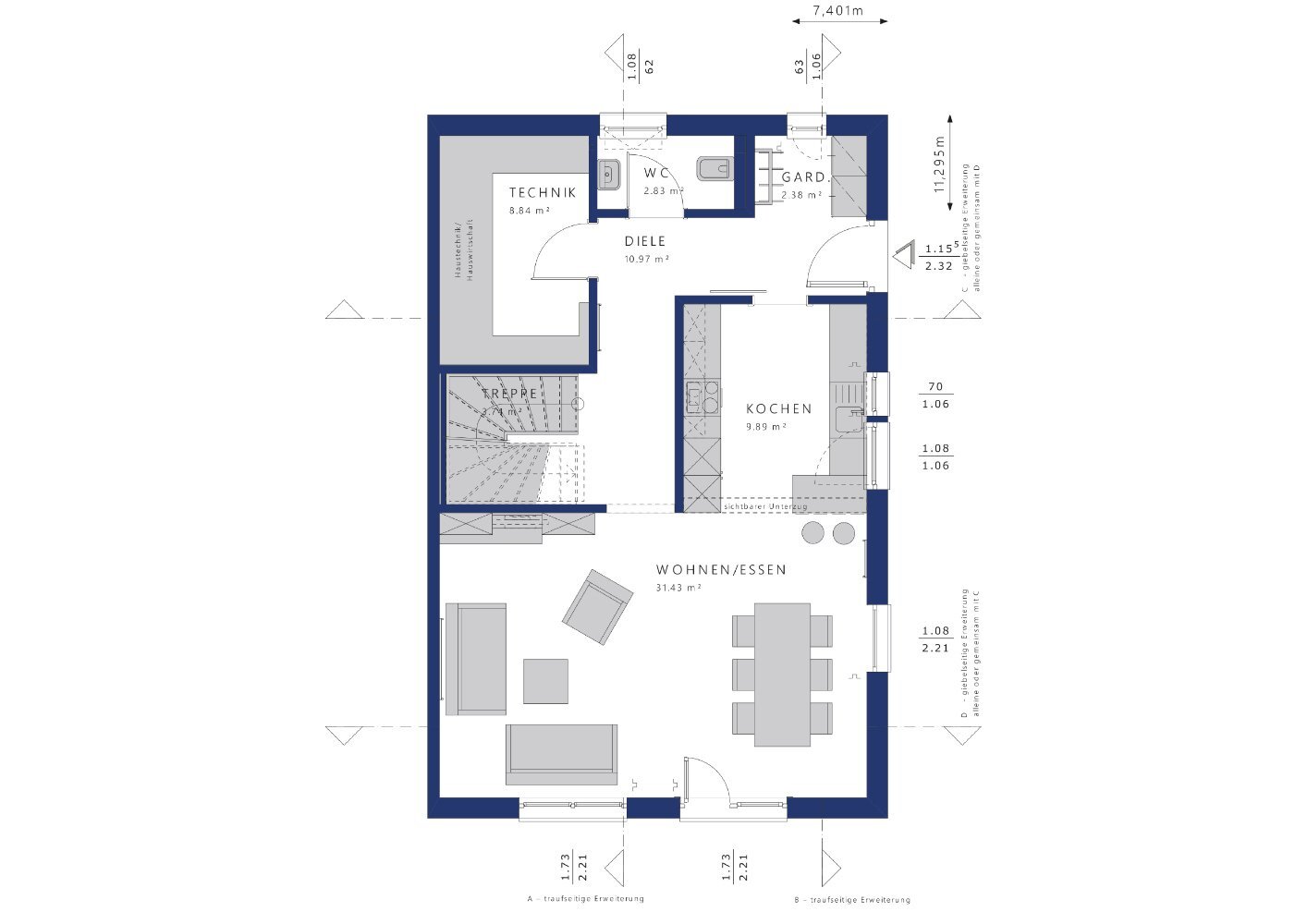 Haus zum Kauf 740.000 € 5 Zimmer 139 m²<br/>Wohnfläche 400 m²<br/>Grundstück Balingen Balingen 72336