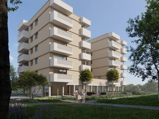 Wohnung zum Kauf - Erstbezug provisionsfrei 341.100 € 3 Zimmer 82,7 m² 2. Geschoss Harbacherstraße 49 St. Peter Klagenfurt am Wörthersee 9020