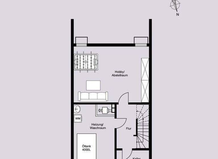 Reihenendhaus zum Kauf 545.000 € 5 Zimmer 126 m² 227 m² Grundstück Oßweil Ludwigsburg / Oßweil 71640