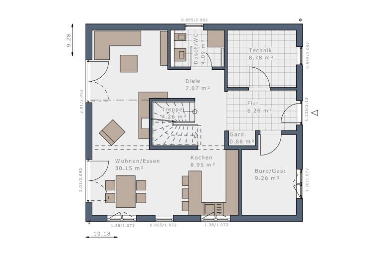 Einfamilienhaus zum Kauf provisionsfrei 959.300 € 5 Zimmer 161 m² 525 m² Grundstück Altdorf 71155
