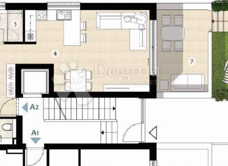 Wohnung zum Kauf 389.776 € 3 Zimmer 79 m² Ugljan
