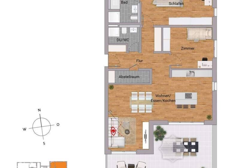 Wohnung zum Kauf - Erstbezug provisionsfrei 529.900 € 3 Zimmer 109,2 m² 3. Geschoss Adolf-Reichwein-Straße 15 Niederrodenbach Rodenbach 63517