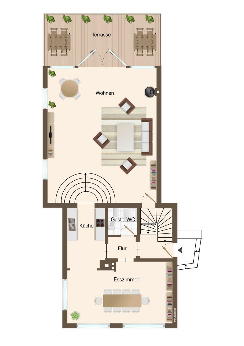 Einfamilienhaus zum Kauf 880.000 € 4 Zimmer 184 m²<br/>Wohnfläche 550 m²<br/>Grundstück ab sofort<br/>Verfügbarkeit Bramfeld Hamburg 22175