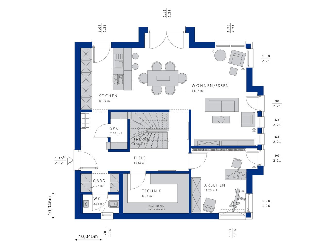 Einfamilienhaus zum Kauf 598.620 € 6 Zimmer 174,3 m²<br/>Wohnfläche 487 m²<br/>Grundstück Wildbader Straße 50/3 Rötenbach Bad Teinach 75385