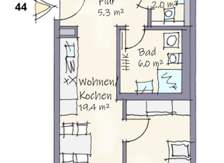 Wohnung zum Kauf - Erstbezug provisionsfrei 551.900 € 4 Zimmer 78,4 m² 2. Geschoss Plauen Dresden 01187