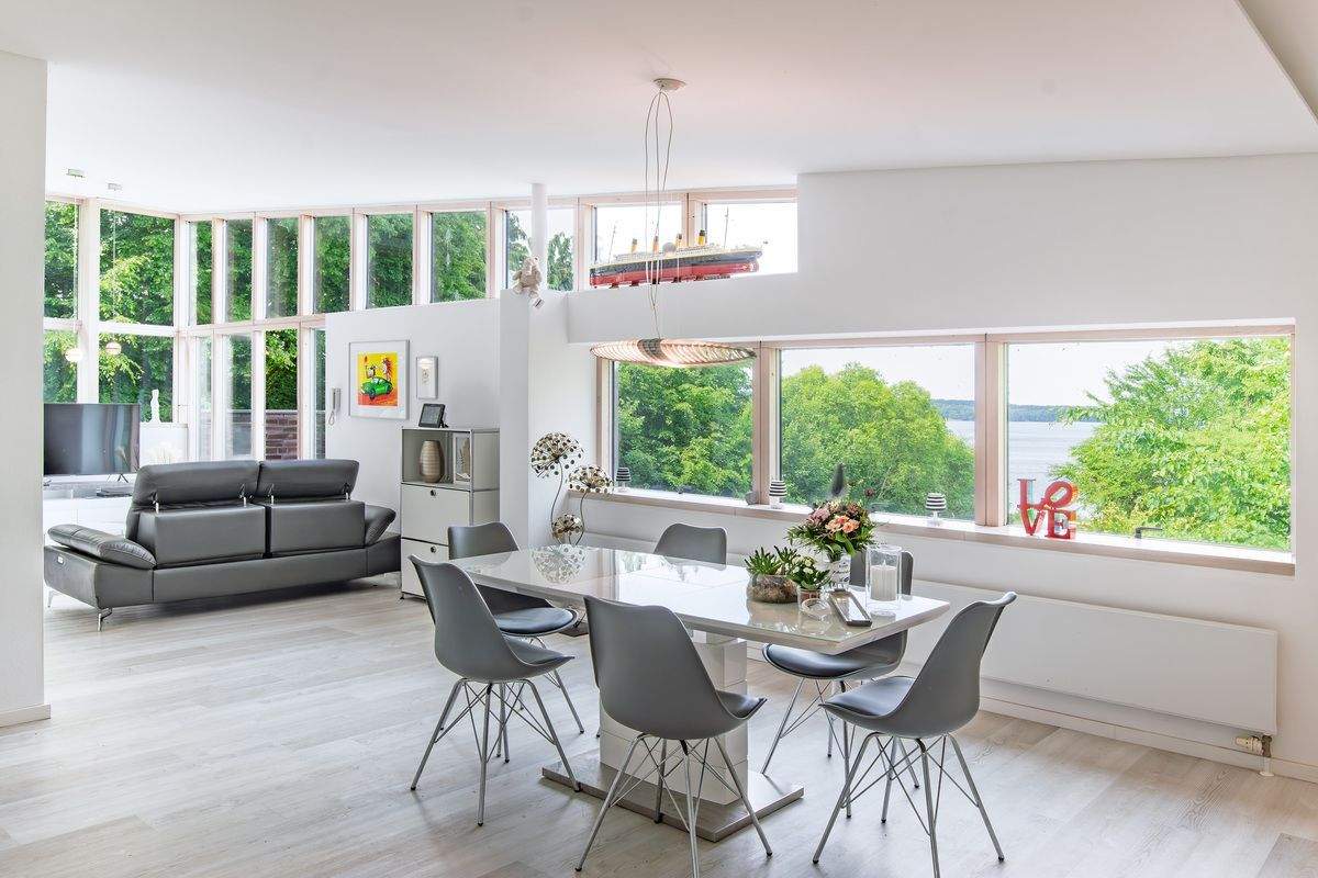 Immobilie in Nehmten - Hoch über dem Plöner See in Naturlage - Architektur trifft Aussicht! - Bild 4