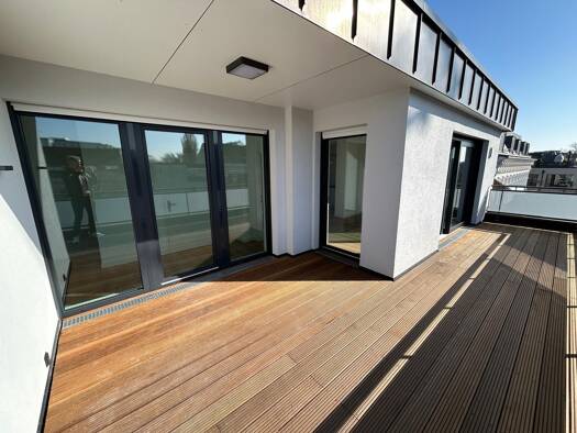 Penthouse zur Miete 4.050 € 3 Zimmer 134,3 m² 5. Geschoss frei ab sofort Uhlenhorst Hamburg 22085