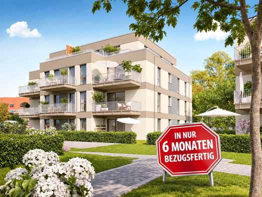 Terrassenwohnung zum Kauf - Erstbezug provisionsfrei 565.000 € 4 Zimmer 119,6 m² Geschoss 1/4 Brückenstraße Bergfelde Hohen Neuendorf 16562