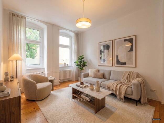 Wohnung zum Kauf provisionsfrei 269.000 € 1 Zimmer 47,7 m² 1. Geschoss Friedelstraße 25 Neukölln Neukölln 12047