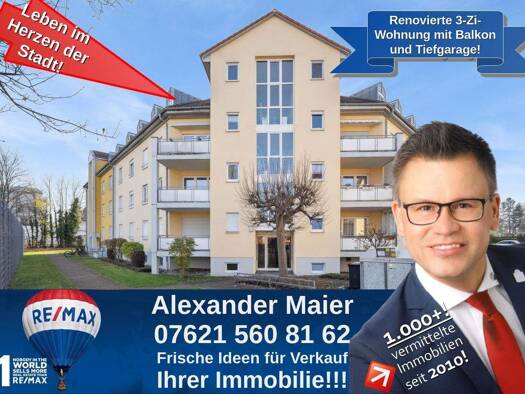 Wohnung zum Kauf 265.000 € 3 Zimmer 78 m² Rheinfelden 79618