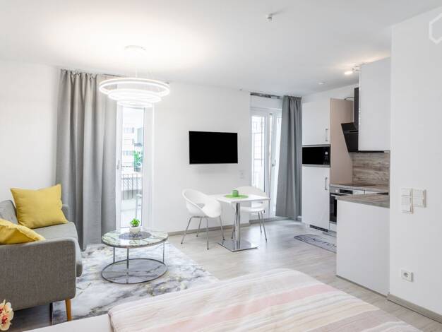 Wohnung zur Miete Wohnen auf Zeit 1.550 € 2 Zimmer 44 m² frei ab 30.06.2026 Gallus Frankfurt am Main 60326