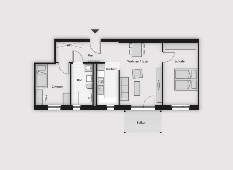 Wohnung zum Kauf 399.800 € 3 Zimmer 72,2 m²<br/>Wohnfläche 1.<br/>Geschoss St.-Franziskus-Straße 2 Eggolsheim Eggolsheim 91330