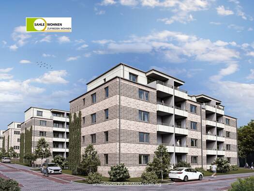 Wohnung zur Miete - Erstbezug 659 € 3 Zimmer 76,7 m² EG frei ab sofort Buntsandsteinstr. 1 Darmstadt 64285