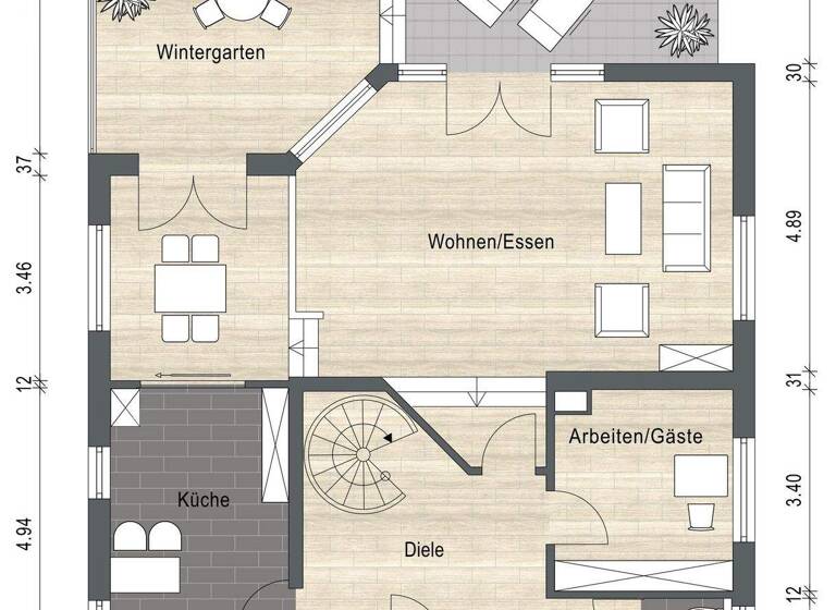 Einfamilienhaus zum Kauf 1.350.000 € 9 Zimmer 278 m² 1.400 m² Grundstück Lintorf Ratingen / Lintorf 40885