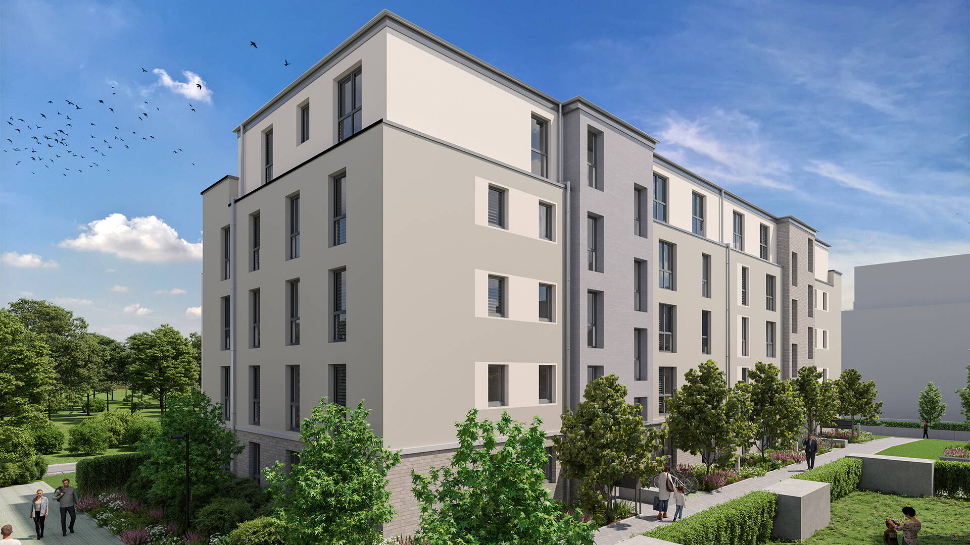 30% verkauft: Ihr privater Rückzugsort: 3 Zi. im 2. OG mit Balkon (KfW55)