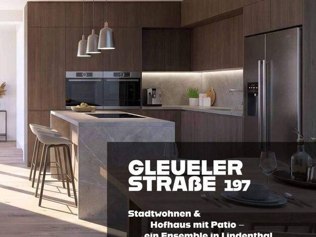 Wohnung zum Kauf - Erstbezug provisionsfrei 849.000 € 4 Zimmer 100,5 m² Geschoss 3/5 frei ab sofort Gleueler Str. 197 Lindenthal Köln 50935