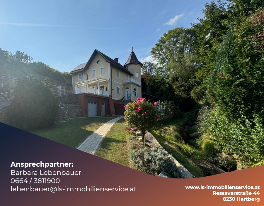 Villa zum Kauf 360.000 € 150 m²<br/>Wohnfläche 2.000 m²<br/>Grundstück ab sofort<br/>Verfügbarkeit Hartberg 8230