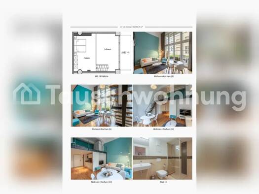 Wohnung zur Miete Tauschwohnung 715 € 1,5 Zimmer 54 m² EG Zentrum-Ost Leipzig 04103
