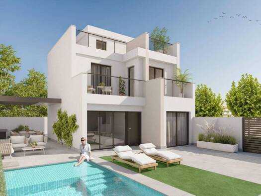 Chalet zum Kauf - Erstbezug 659.000 € 3 Zimmer 118 m² 187 m² Grundstück Los Alcázares 30710
