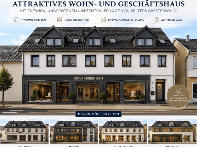 Gewerbeobjekt zum Kauf als Kapitalanlage geeignet 380.000 € 10 Zimmer 430 m² 280 m² Grundstück Selters (Westerwald) 56242