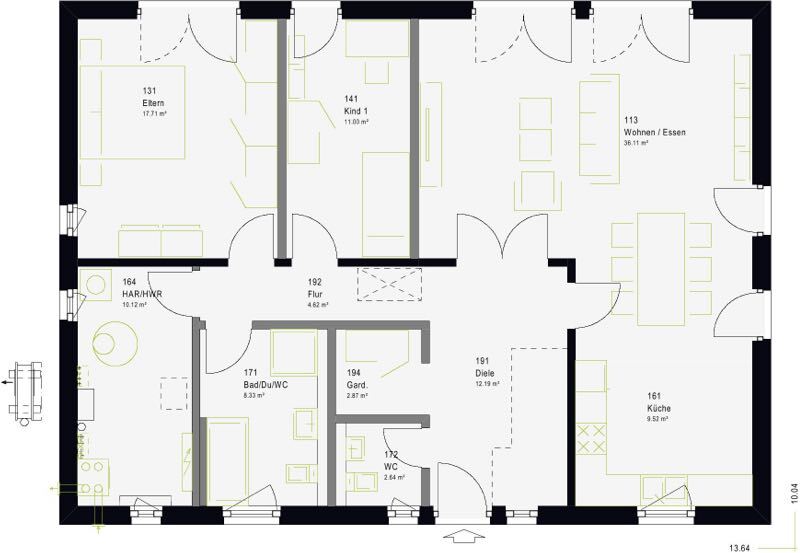 Einfamilienhaus zum Kauf provisionsfrei 313.708 € 3 Zimmer 115 m²<br/>Wohnfläche Knausholz Schwalbach 66773