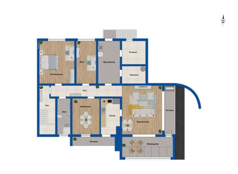 Wohnung zum Kauf 399.000 € 4 Zimmer 126 m² EG Kleinberghofen Erdweg 85253