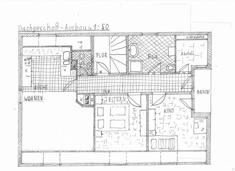 Wohnung zur Miete 530 € 3 Zimmer 72 m² 2. Geschoss frei ab sofort Criesbach Ingelfingen 74653