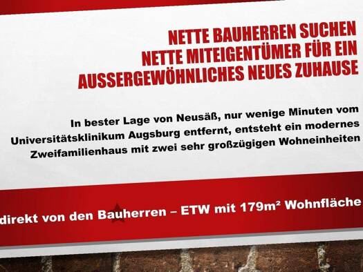 Maisonette zum Kauf provisionsfrei 1.190.000 € 7 Zimmer 179 m² Siegfriedstraße 12 Neusäß 86356