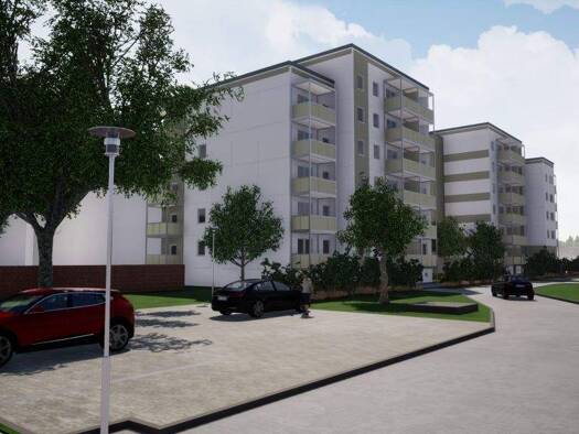 Studio zur Miete 290 € 1 Zimmer 35 m² 6. Geschoss frei ab 01.07.2026 Pestalozzistraße 1 Innenstadt Dessau-Roßlau 06842