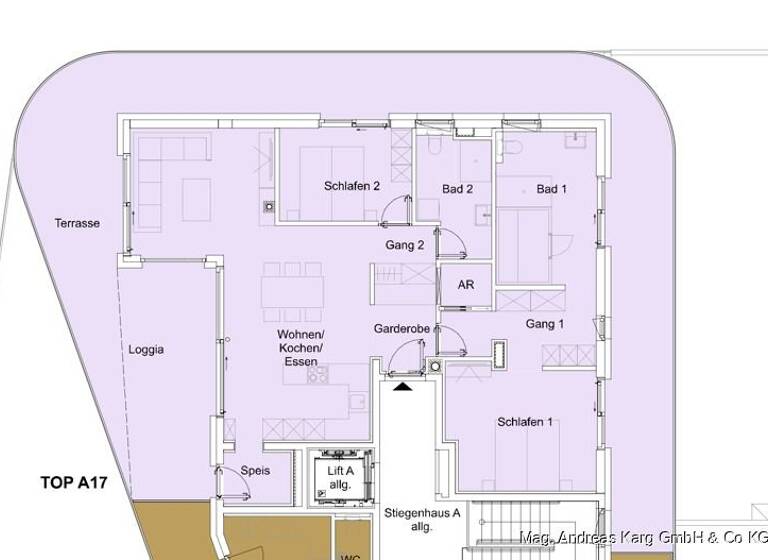 Penthouse zum Kauf - Erstbezug 1.900.000 € 3 Zimmer 106,9 m² Lochau 6911