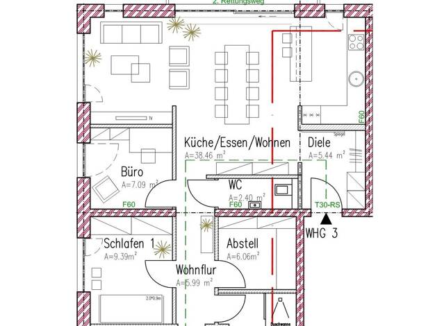 Wohnung zum Kauf - Erstbezug provisionsfrei 640.500 € 4 Zimmer 105 m² Trier 54292