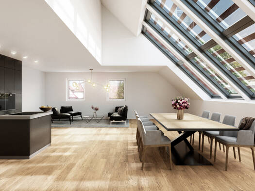 Wohnung zum Kauf - Neubau 685.000 € 3 Zimmer 95,6 m² 1. Geschoss Münchingen Korntal-Münchingen 70825