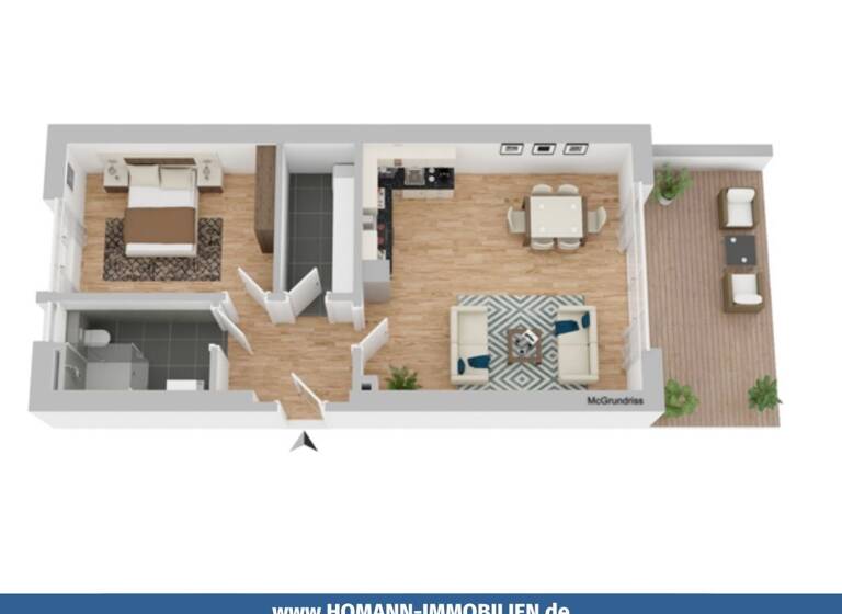 Wohnung zum Kauf 564.900 € 2 Zimmer 70 m²<br/>Wohnfläche Aaseestadt Münster 48151