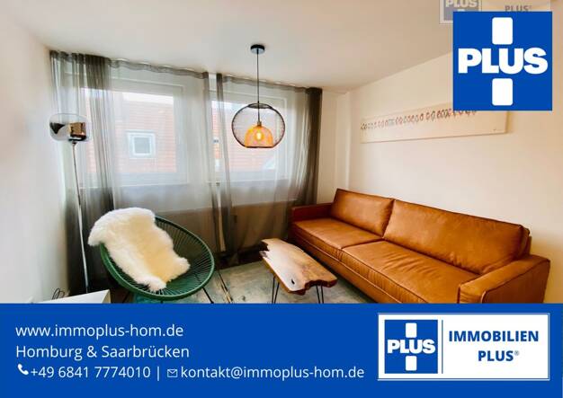 Wohnung zur Miete 700 € 2 Zimmer 36 m² Dachgeschoss, 3. Geschoss frei ab 01.09.2025 Homburg Homburg 66424
