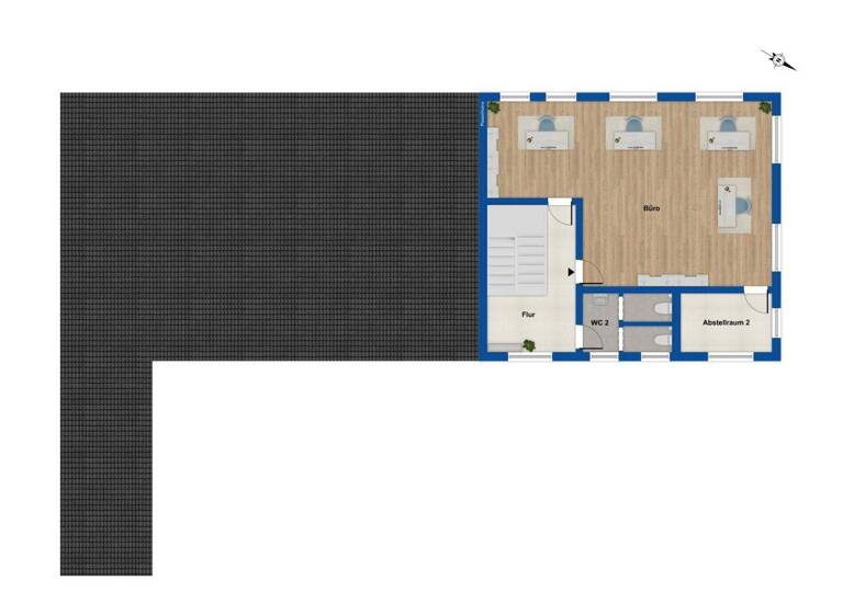 Bürofläche zur Miete 395 € 1 Zimmer Innenstadt Aschaffenburg 63741